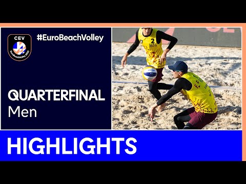 Krattiger/Breer vs Liamin/Myskiv Quarterfinal Highlights - EuroBeachVolley 2020 Men