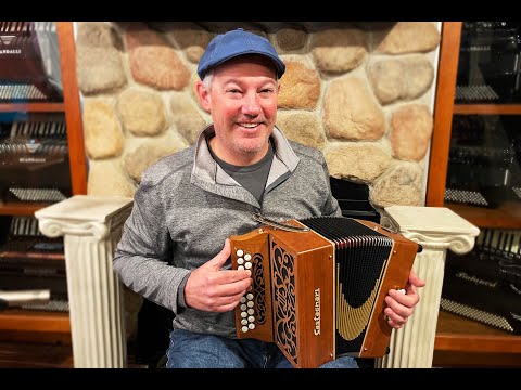 CASTSTUCDCW - Cherry Castagnari Studio Diatonic Button Accordion C#D MM 21 8 $2199