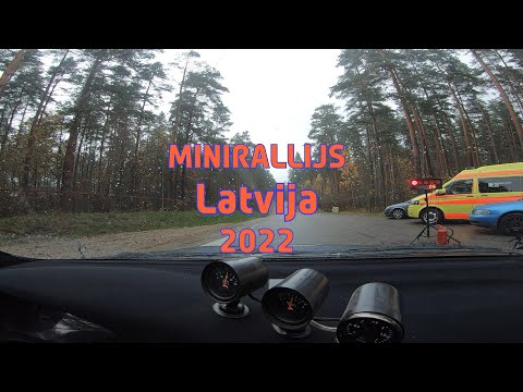Minirallijs Latvija 2022 | A.Valukevics/K.Umulis | Mitsubishi Colt 4WD+ | Full Onboard