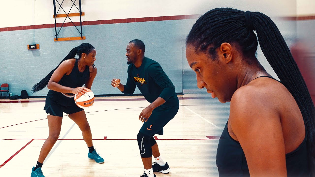 Aliyah Boston Offseason Workout 💪 EXCLUSIVE Look Inside Her Training Session | Indiana Fever