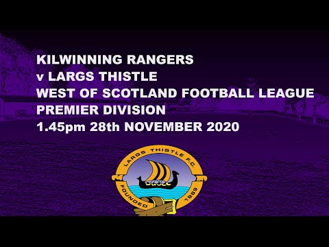 Kilwinning Rangers 1-2 Largs Thistle - West of Scotland Premier Division, 28th November 2020