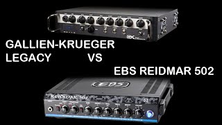 Video thumbnail for Gallien Krueger Legacy VS EBS Reidmar 502 by Obrad Lacarac