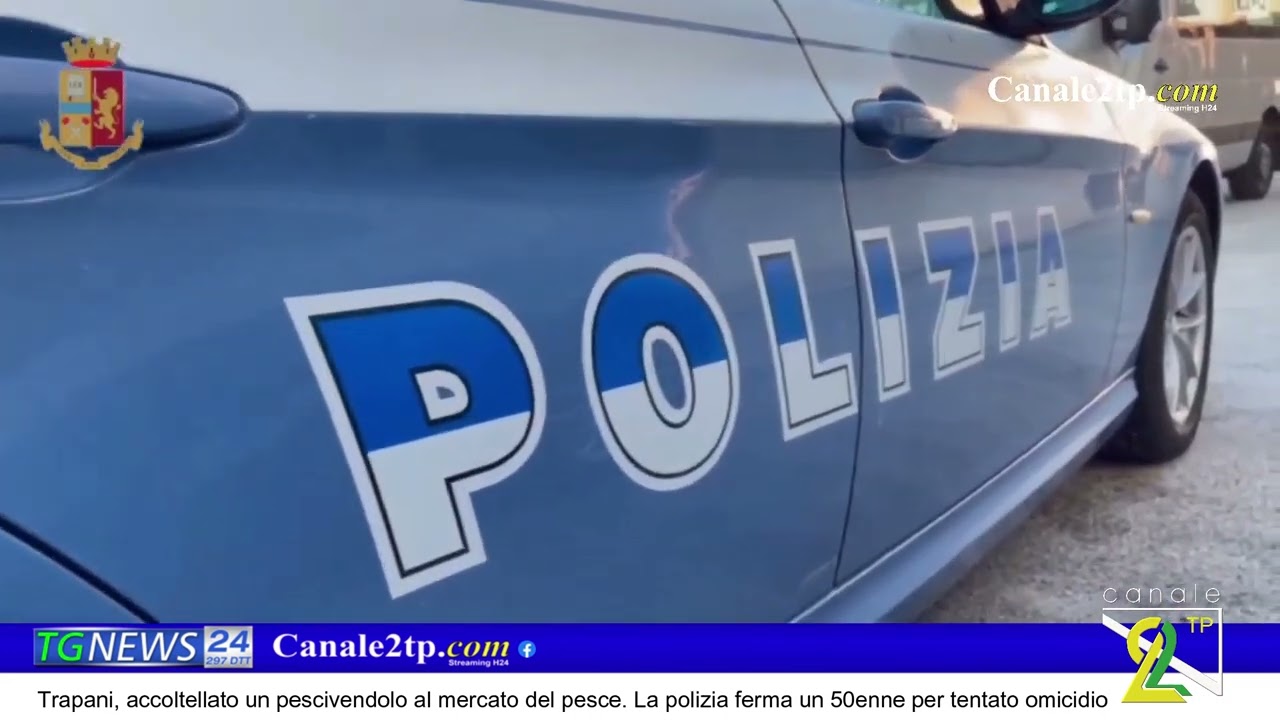 Trapani, accoltellato un pescivendolo al mercato del pesce. La polizia ferma un 50enne