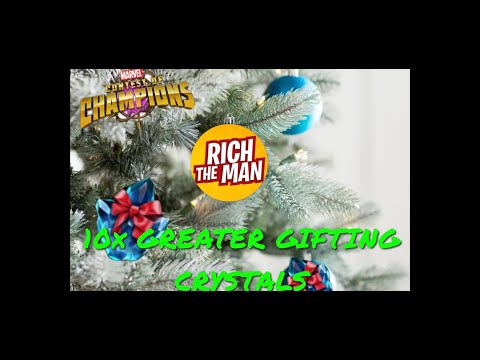 INSANE LUCK! 10 x Greater Gifting Crystals - Trade with RichTheMan - Marvel Contest of Champions