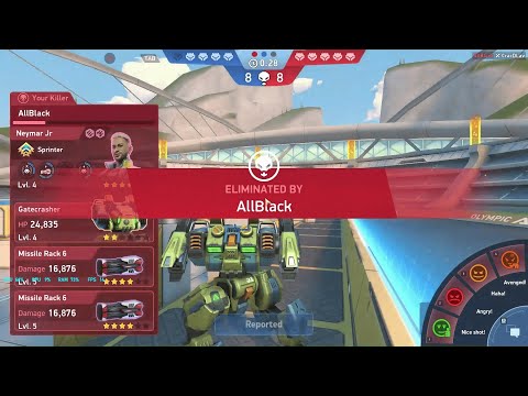 Trying to win against Gatecrasher | CraCtriO | Mech Arena