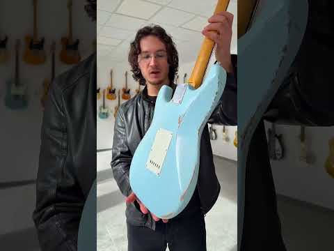 Fender MJT 62 Reissue Stratocaster - Sonic Blue - Heavy Relic image 11