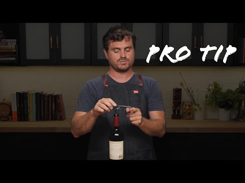 How to Properly open a wine bottle