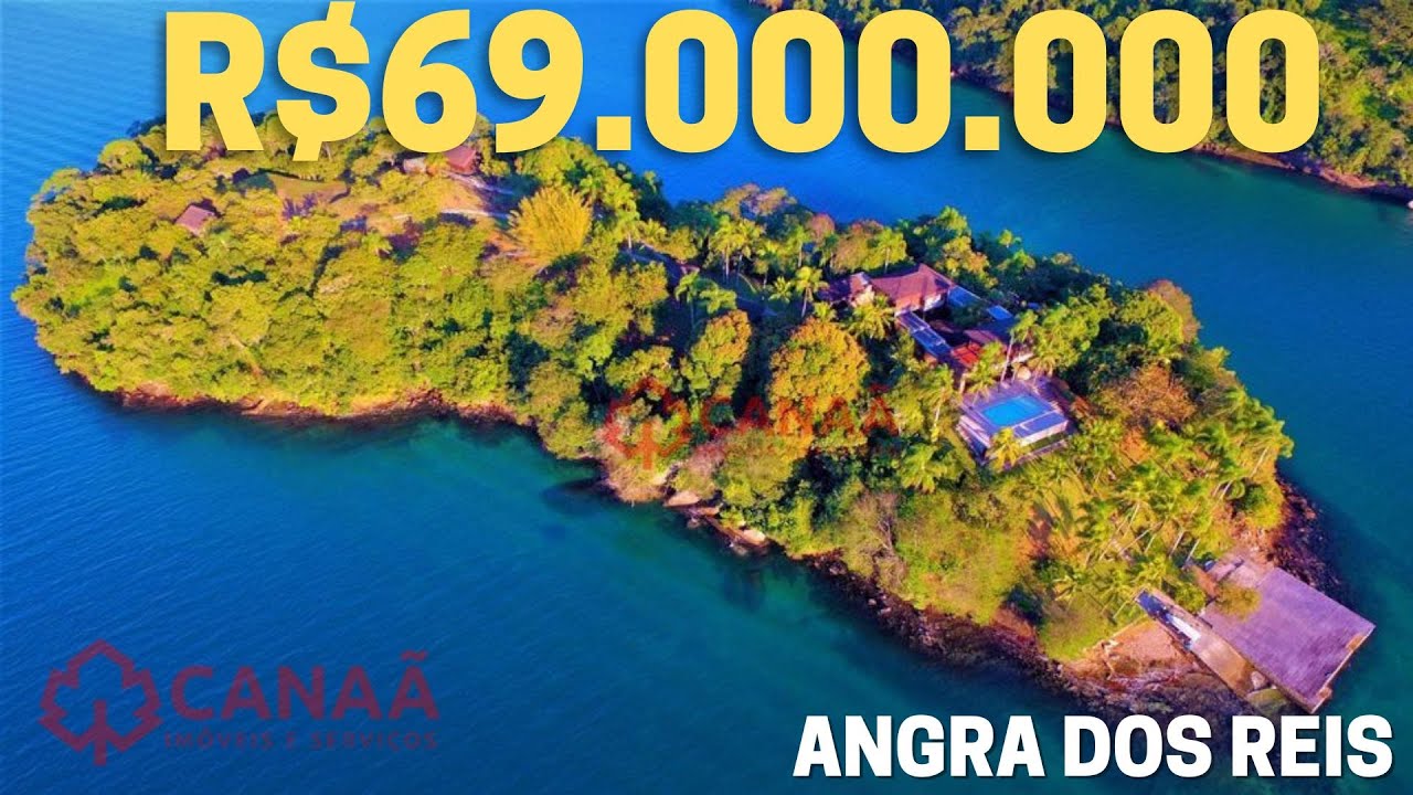 ILHA PARADISÍACA A VENDA EM ANGRA, A MAIS LUXUOSA DO BRASIL, PRAIA PRIVATIVA, ENERGIA SUSTENTÁVEL??