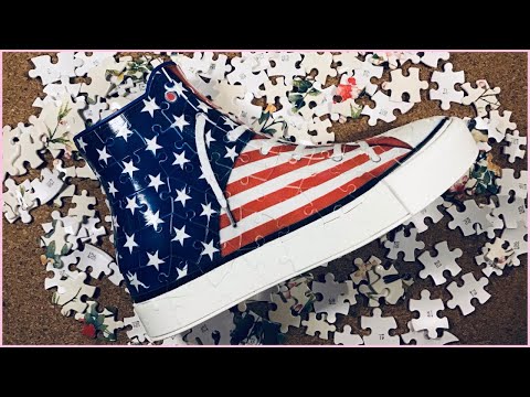 3D Puzzle Build | Ravensburger Sneaker - Pencil Holder