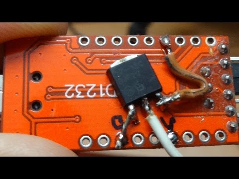 DIY TTL UART to USB 1.8v FTDI232RL under $5 for 96Boards