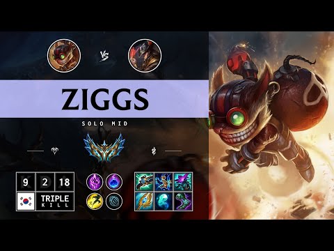 Ziggs Mid vs Twisted Fate - KR Challenger Patch 14.14