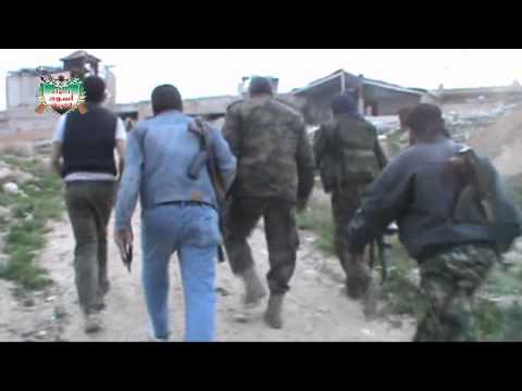 جولة أبو خالد الأجوة قائد لواء أسود الغوطة على نقاط الرباط وخطوط الجبهة الأمامية في الغوطة الشرقية