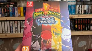 Mighty Morphin Power Rangers Rita’s Rewind, Nintendo Switch unboxing and gameplay.