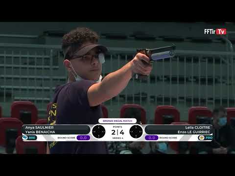 Junior Mixed Team Pistol Final - French Championships 10/18m 2022