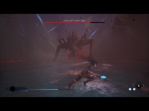 Kena: Bridge of Spirits Master Spirit Guide Difficulty (Corrupt Rot God Boss Fight)