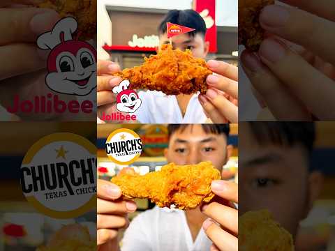Jollibee’s VS Church’s #foodnoob #thefoodnoob #fastfood #series #friedchicken