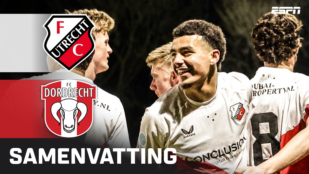 Jong  Utrecht vs Dordrecht Highlights