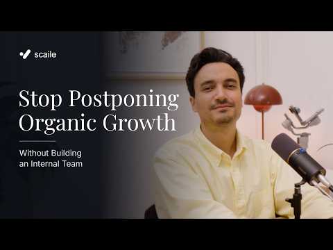 scaile runs your organic growth function end to end: strategy, content, publishing and reporting.
