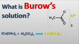 What is Burow's solution | An astringent for skin irritation
