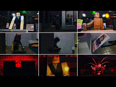 Terminal 13 - All Scary Moments & All Jumpscares | Roblox Horror Game