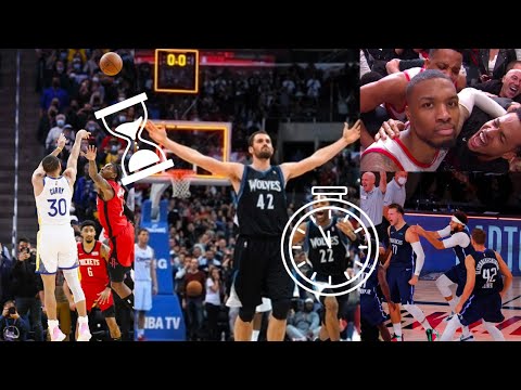 NBA "0.1% CHANCE GAME WINNERS" MOMENTS