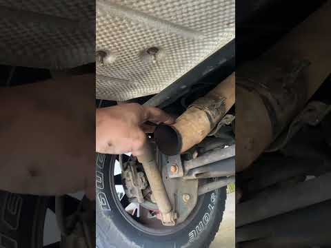 Walker quiet flow muffler install on the JK Wrangler - really quieted down the rig!