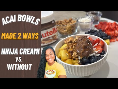 How to Make Açaí Bowls With or Without a Ninja Creami (Just as Good!) #