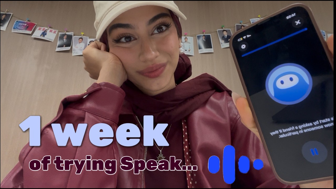 I tried to relearn A1-B2 Spanish in one week | Speak App review video thumbnail