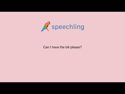 How to say "Can I have the bill please?" in Italian