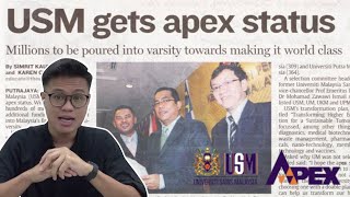USM Satu-Satunya Universiti APEX Tempatan