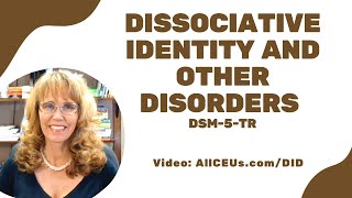 Dissociative Identity Disorder in the DSM 5 TR | Symptoms and Diagnosis