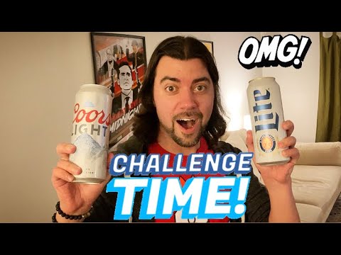 Coors Light vs Miller Lite CHUG Challenge!
