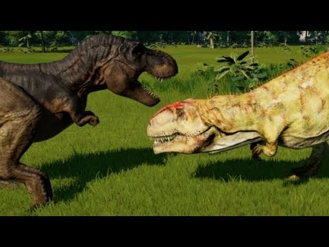 Giganotosaurus vs T-Rex, Indominus Rex, Indoraptor, Spinoraptor, Spinosaurus, Carcha & Allosaurus