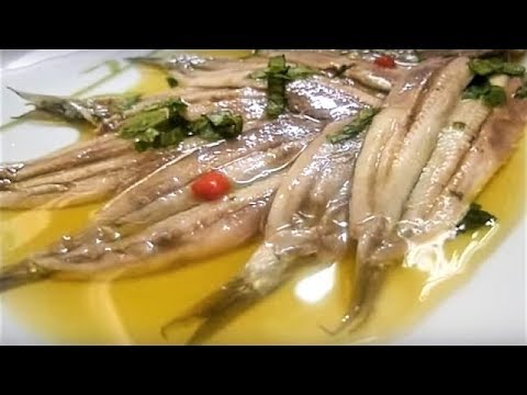 Marinated Anchovies Italian Food Typical Acciughe Marinate #italian #food #italianfood