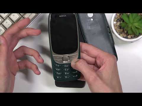 How to Insert SIM & SD Card into NOKIA 6310 - Input SIM and SD Cards