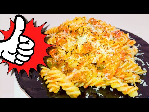 MACARRONES con TOMATE y ATUN ▶ Receta Pasta con atún ✅