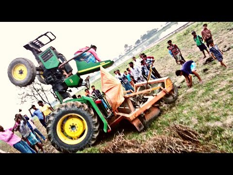 TRACTOR AND CAPOER ACCIDENT | JOHN DEERE