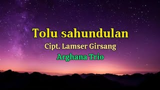 Download lagu Tolu Sahundulan - Arghana Trio || Lirik lagu Simalungun mp3 Download lagu Tolu Sahundulan - Arghana Trio || Lirik lagu Simalungun mp3