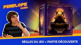 DICE THRONE - Règles du jeu et partie de découverte avec les copains !