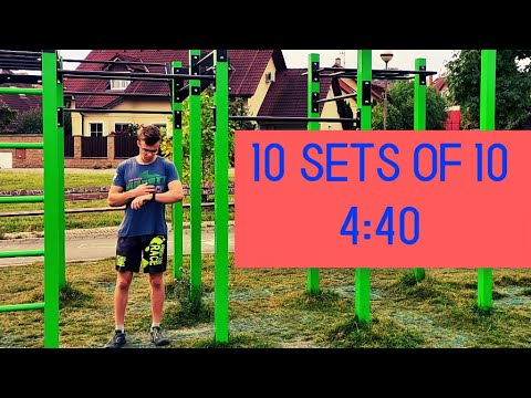 100 Pull Ups under 5 minutes (The harder way)