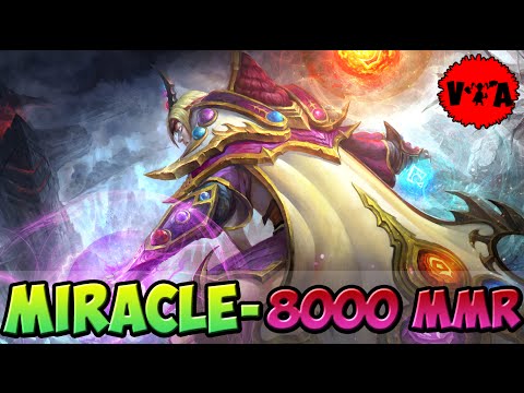 Dota 2 - Miracle- 8000 MMR Plays Party | Invoker | vol #6 - Ranked Match