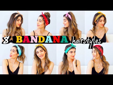 8 TRENDY BANDANA HAIRSTYLES FOR SUMMER | How to Style...