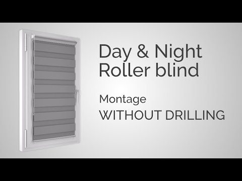 Estika Day & Night Roller blind mini - Montage without drilling - instruction