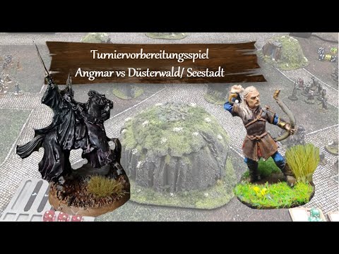 Turniervorbereitungsspiel - Angmar vs Düsterwald/ Seestadt - 471 PKT - Command the Battlefield