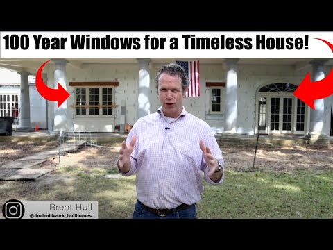100-year windows and doors going in a Timeless House in Louisiana.