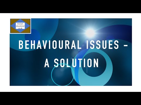 Behaviour problems? - A solution