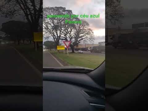 passando por céu azul Paraná