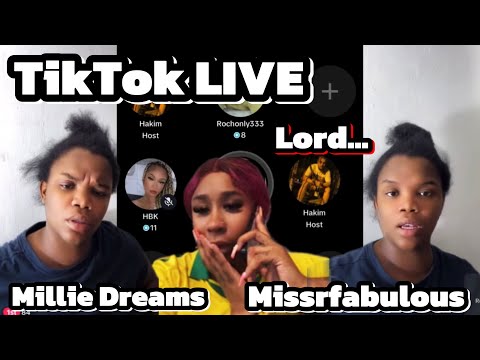 TikTok Live with Miss R Fabulous & Millie Dreams | People Are Wicked! The Baby Dad Has Come Out 😪