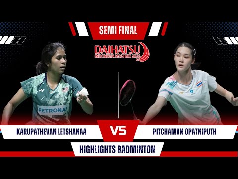 🏸 SEMI-FINAL! Karupathevan LETSHANAA vs Pitchamon OPATNIPUTH | Indonesia Masters 2026 Badminton