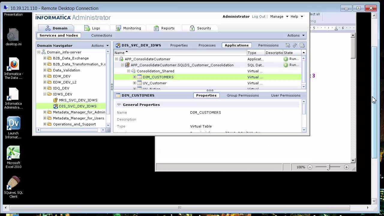 Query a Deployed Informatica SQL Data Service - Part 3